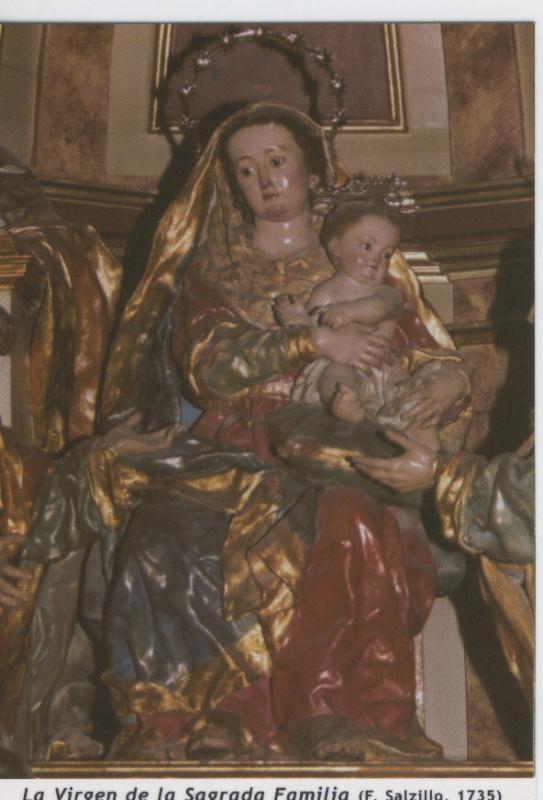 Postal 013817: Virgen de la Sagrada Familia (Francisco Salzillo)