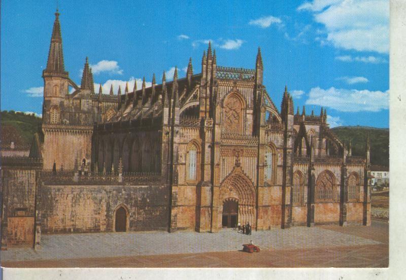 Postal 013910: Fachada principal del monasterio de Batalha, Portugal