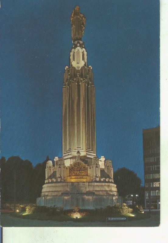Postal 014714: Monumento al Sagrado Corazon en Bilbao