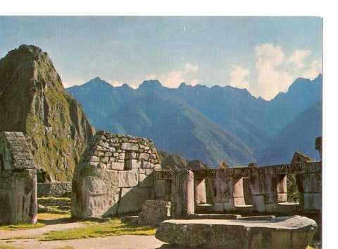 Postal 029468 : Templo de las Tres Ventanas Machupicchu-Peru