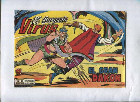 Facsimil: El Sargento Virus numero 21: El gran Dakon