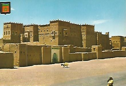 POSTAL 53070: OUARZAZATE. La alcazaba decorada