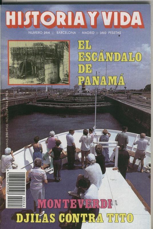 Historia y Vida numero 264: El escandalo de Panama, Monteverdi, Djilas contra Tito