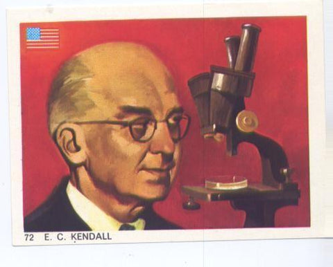 Cromos: Hombres Famosos numero 072: E.C.Kendall