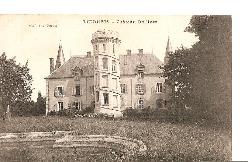 Postal 027405 : Liernais - Château Ballivet