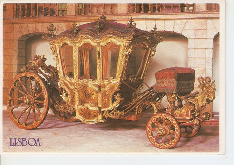 Postal 038639 : Lisboa - Portugal. Museu Nacional dos Coches