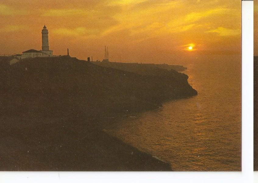 Postal 045319 : Santander. Puesta de sol desde Cabo Mayor