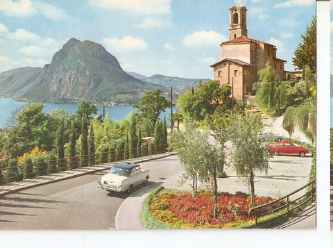 Postal 046279 : Lugano. Cathedrale ville et lac