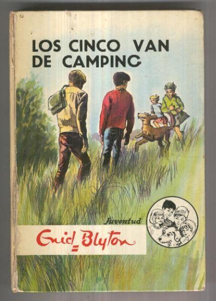 Los cinco van al camping (cubierta algo estropeada)