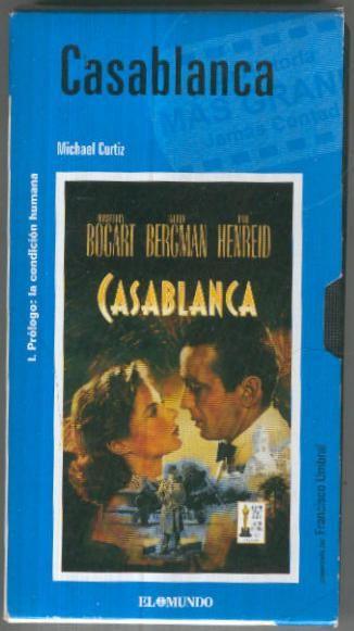 VHS Cine: CASABLANCA, (El Mundo No.04)