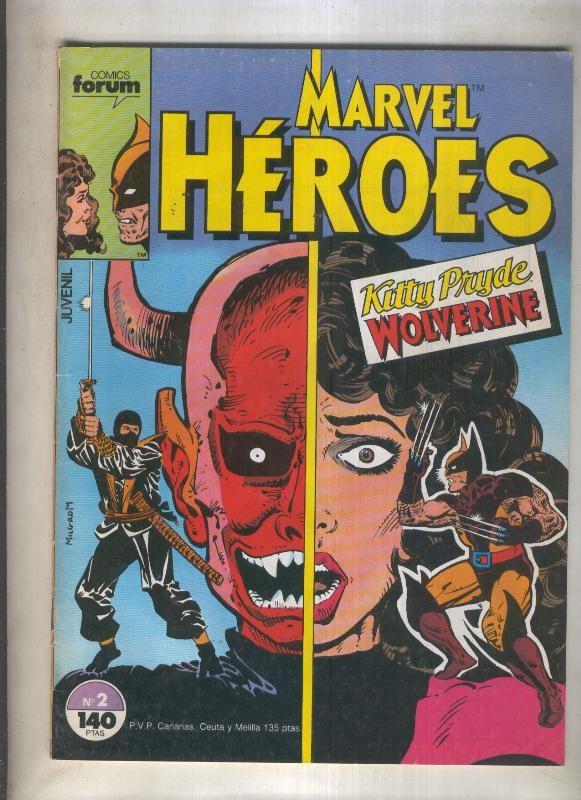 Marvel Heroes numero 02: Kutty Pryde-Wolverine (numerado 1 en trasera)