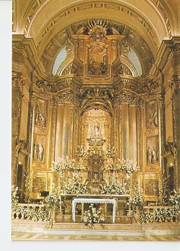Postal 029016 : Santuario de Nuestra Señora de la Fuensanta. Retablo Altar Mayor