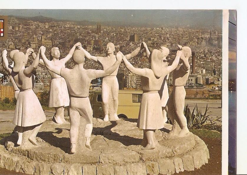 Postal 038925 : Barcelona. Monumento a la Sardana