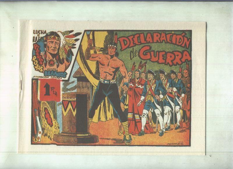 Facsimil: Lucha de Razas numero 03: Declaracion de guerra