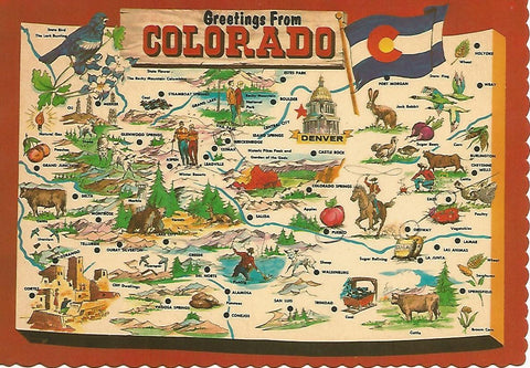 Postal 52660: COLORADO. Mapa