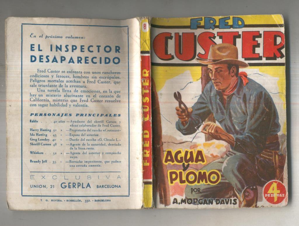 Fred Custer numero 08: Agua y plomo