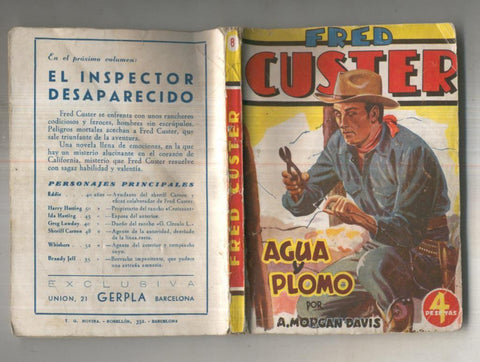 Fred Custer numero 08: Agua y plomo