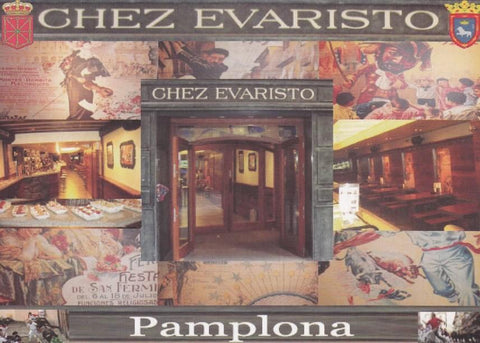 Postal 60642.  Publicitaria: Restaurante Chez Evaristo (Pamplona)