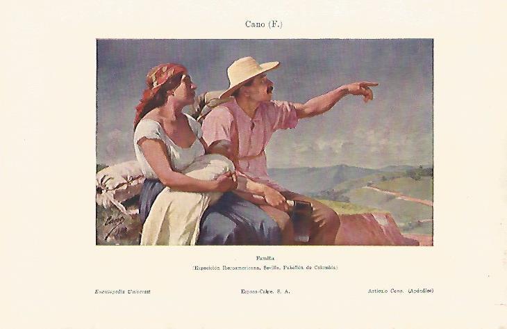 LAMINA ESPASA 8242: Familia por F. Cano