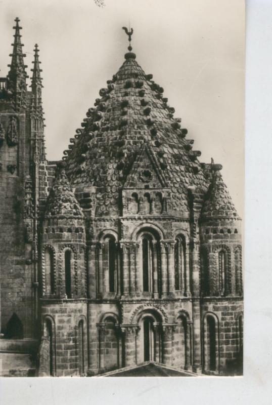 Postal B/N 0436 : Torre del Gallo de la catedral vieja de Salamanca