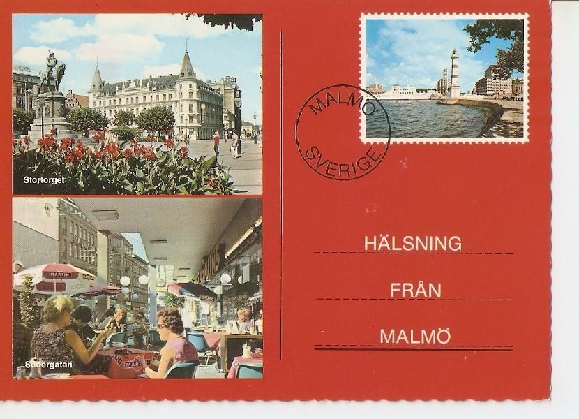 Postal 037336 : Halsning Fran Malmo