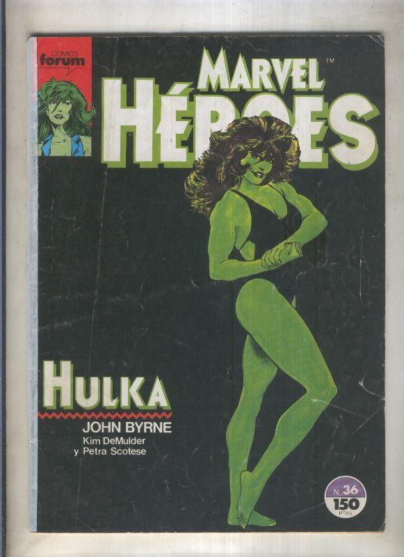 Marvel Heroes numero 36: Hulka (numerado 4 en trasera)