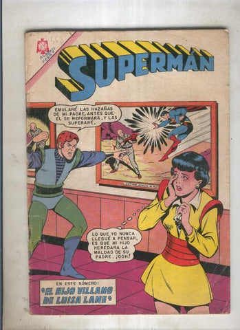 Superman numero 0468: El hijo villano de Luisa Lane