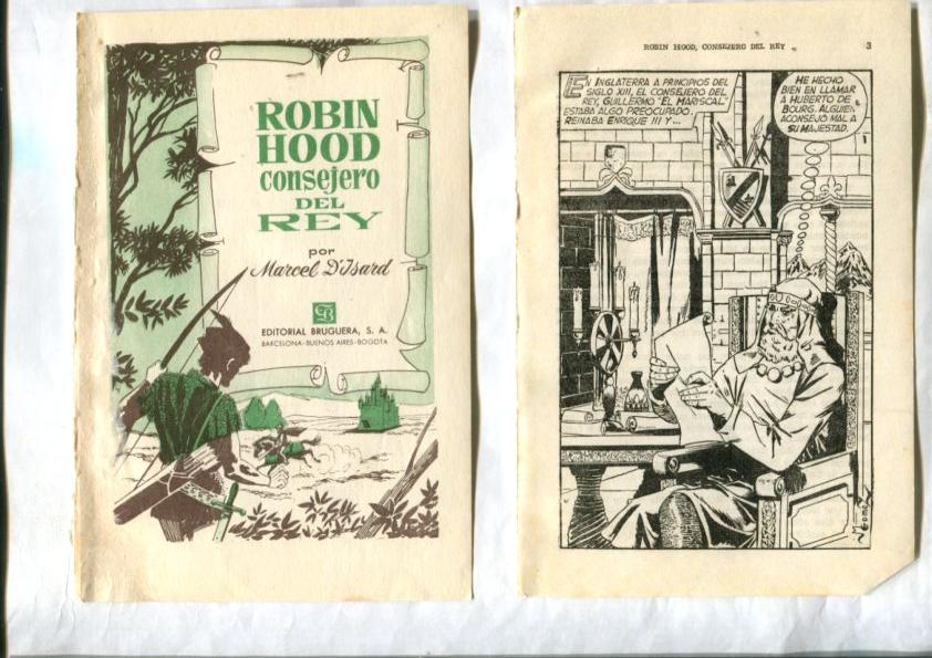 Robin Hood, consejero del rey , dibujos de Mariano Gomez Blasco