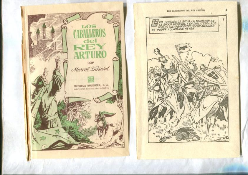Los caballeros del Rey Arturo , dibujos de Jose Grau