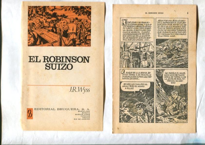 El robinson suizo , dibujos de Antonio Garcia