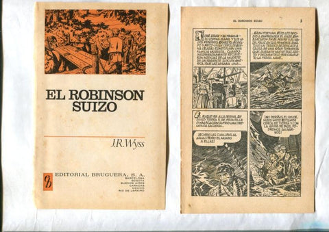 El robinson suizo , dibujos de Antonio Garcia