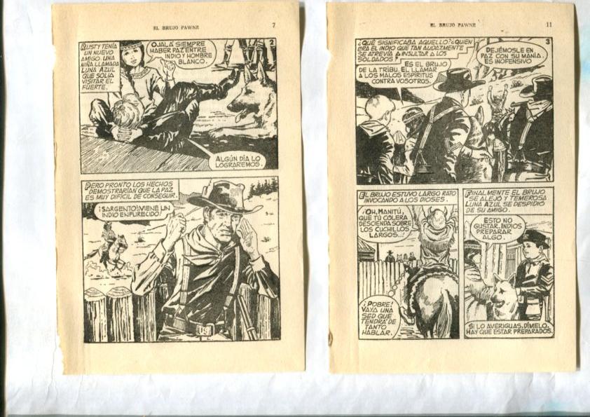 Rin Tin Tin: El brujo Pawne, dibujos de Mainou ?