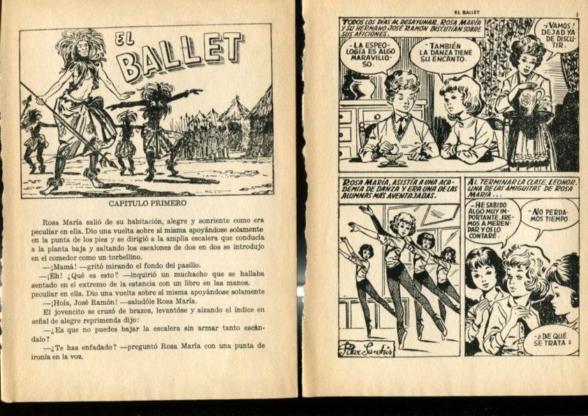 El Ballet, dibujos de Maria Pilar Sanchis Cortes