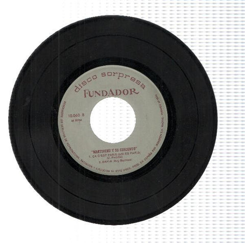 DISCO/VINILO: DISCO FUNDADOR - Martinchu y su Conjunto 