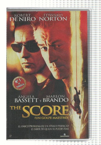 VHS-Cine: THE SCORE, Un Golpe Maestro - Robert De Niro