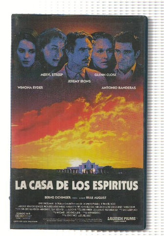 VHS-Cine: LA CASA DE LOS ESPIRITUS - Jeremy Irons