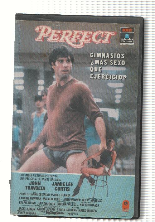 VHS-Cine: PERFECT - John Travolta, Jamie Lee Curtis