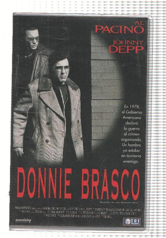 VHS-Cine: DONNIE BRASCO - Al Pacino, Johnny Deep