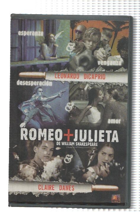 VHS-Cine: Romeo + Julieta de William Shakespeare - Leonardo DiCaprio