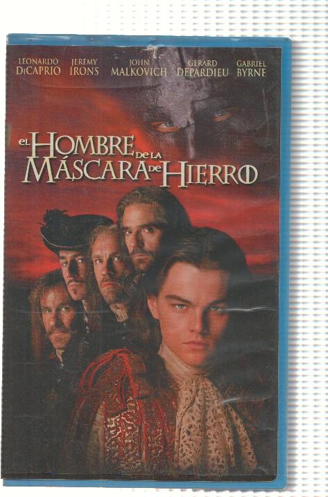 VHS-Cine: EL HOMBRE DE LA MASCARA DE HIERRO - Leonardo DiCaprio, Jeremy Irons