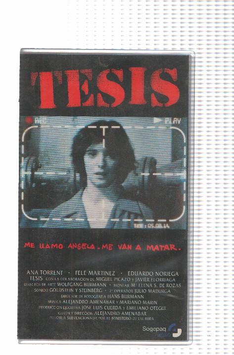 VHS-Cine: TESIS - Alejandro Amenabar