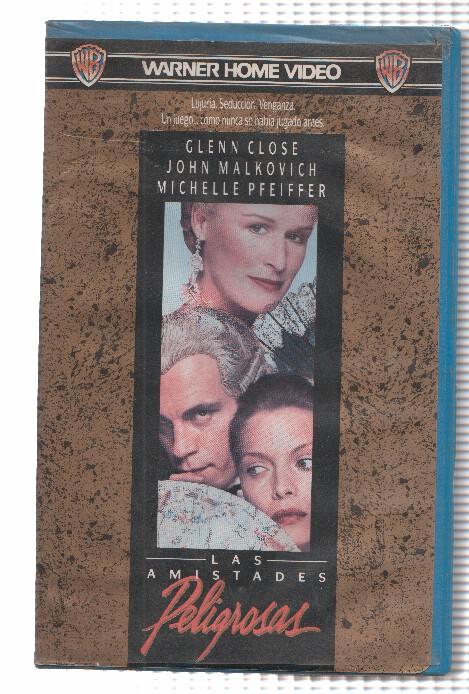 VHS-Cine: LAS AMISTADES PELIGROSAS - Glenn Close, John Malkovich