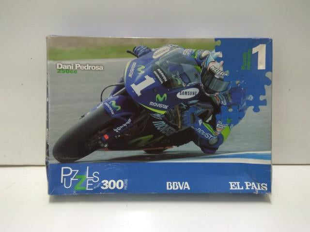 PUZZLE 300 piezas: Puzzles El Pais, Numero 01: DANI PEDROSA con Equipo Movistar 250cc