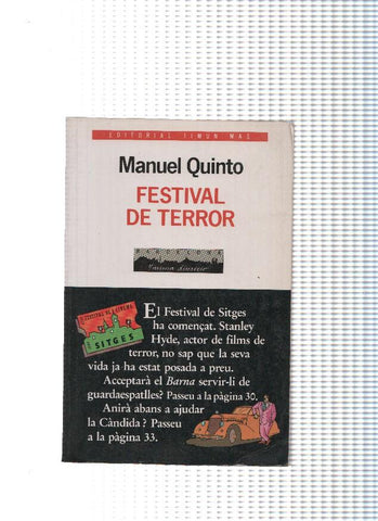 Festival de terror: el festival de Stiges novelado