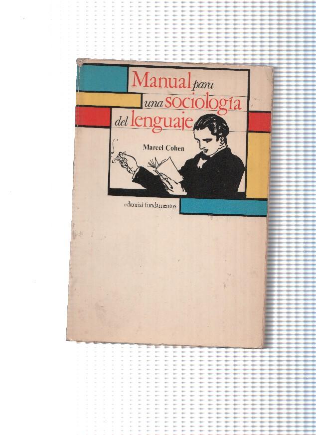 Manual para una sociologia del lenguaje