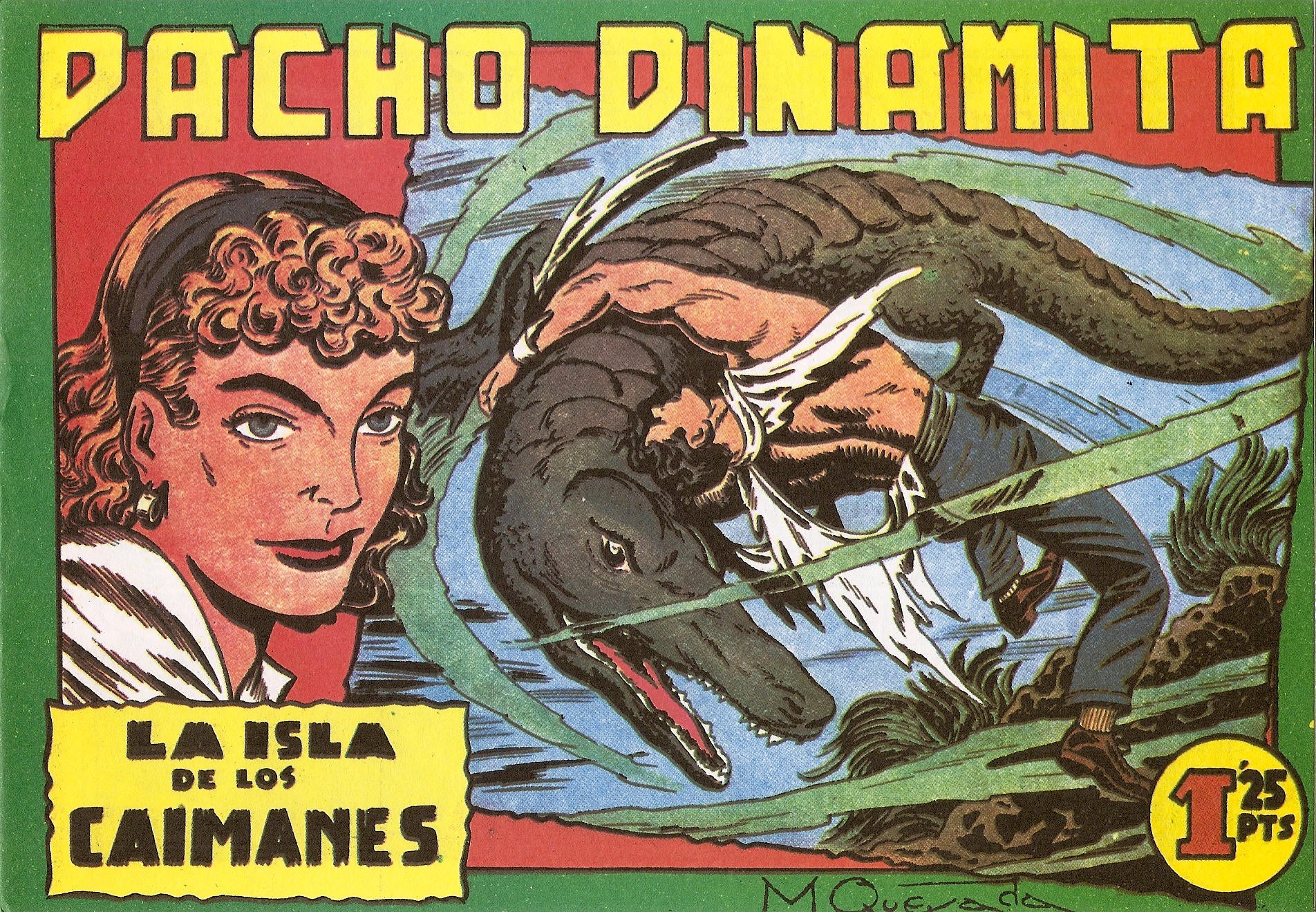 Facsimil: Pacho Dinamita numero 008: La isla de los caimanes