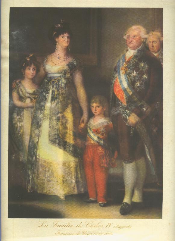 Lamina 07 para enmarcar: La familia de Carlos IV de Goya