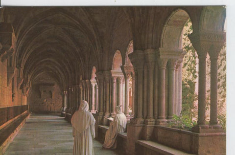 Postal 6676: Monasterio Poblet, claustro
