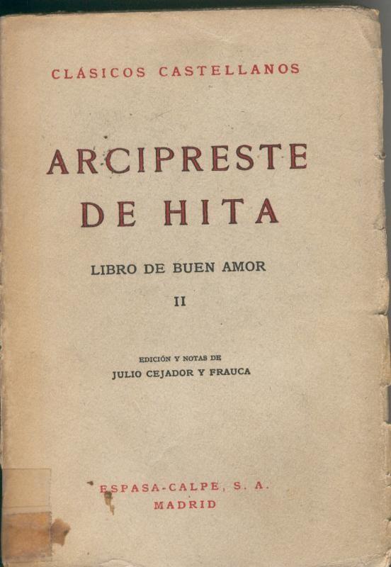 Libro de buen amor Tomo II