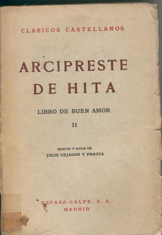 Libro de buen amor Tomo II